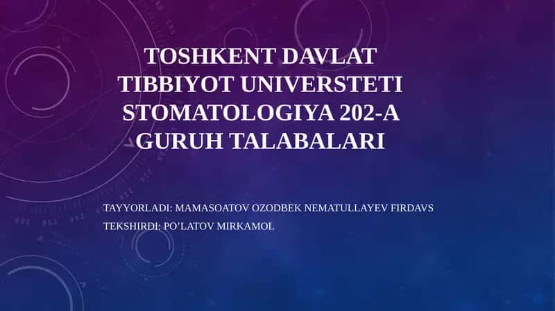 eshituv analizatorlari anatomiyasi