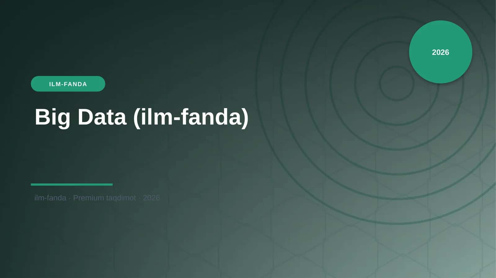 Big Data (ilm-fanda)