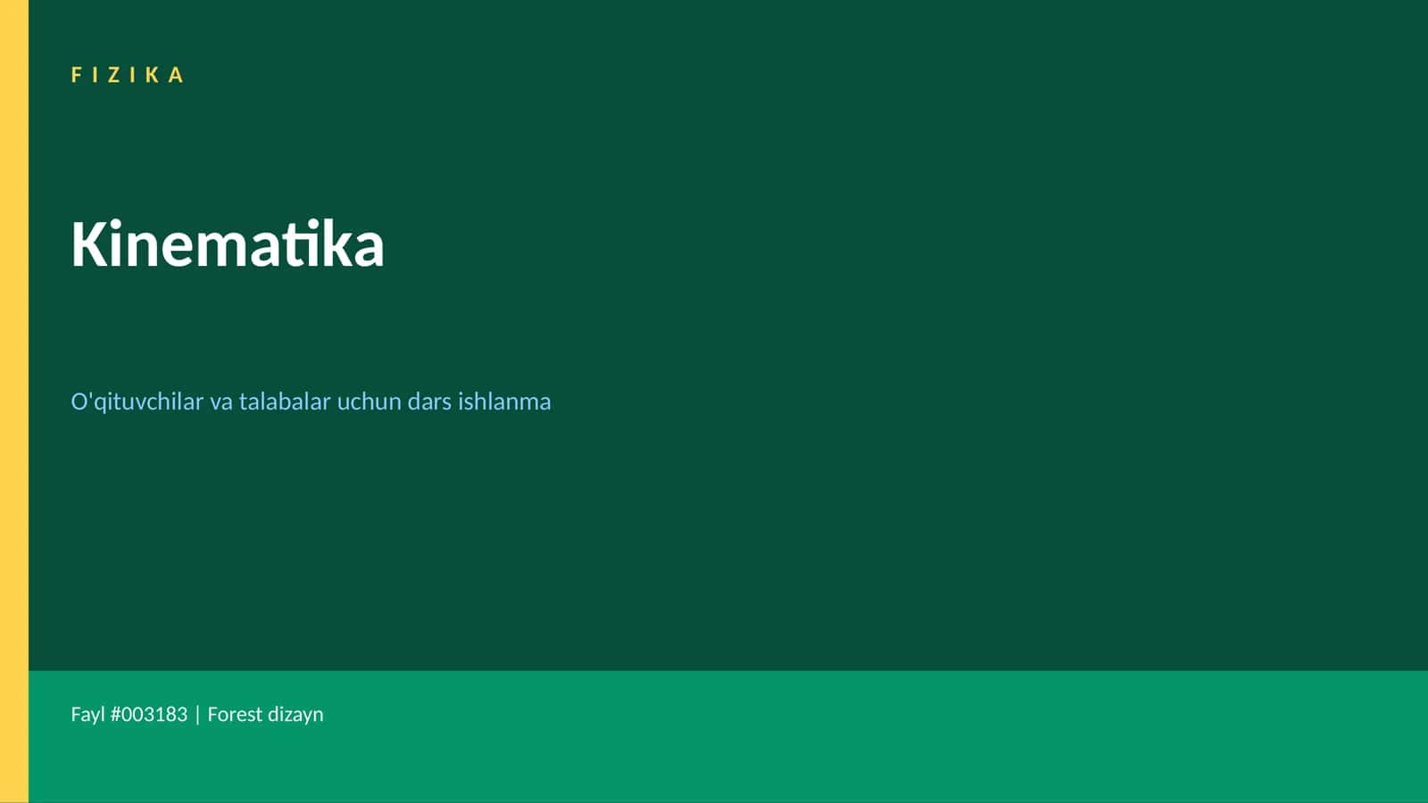 Kinematika