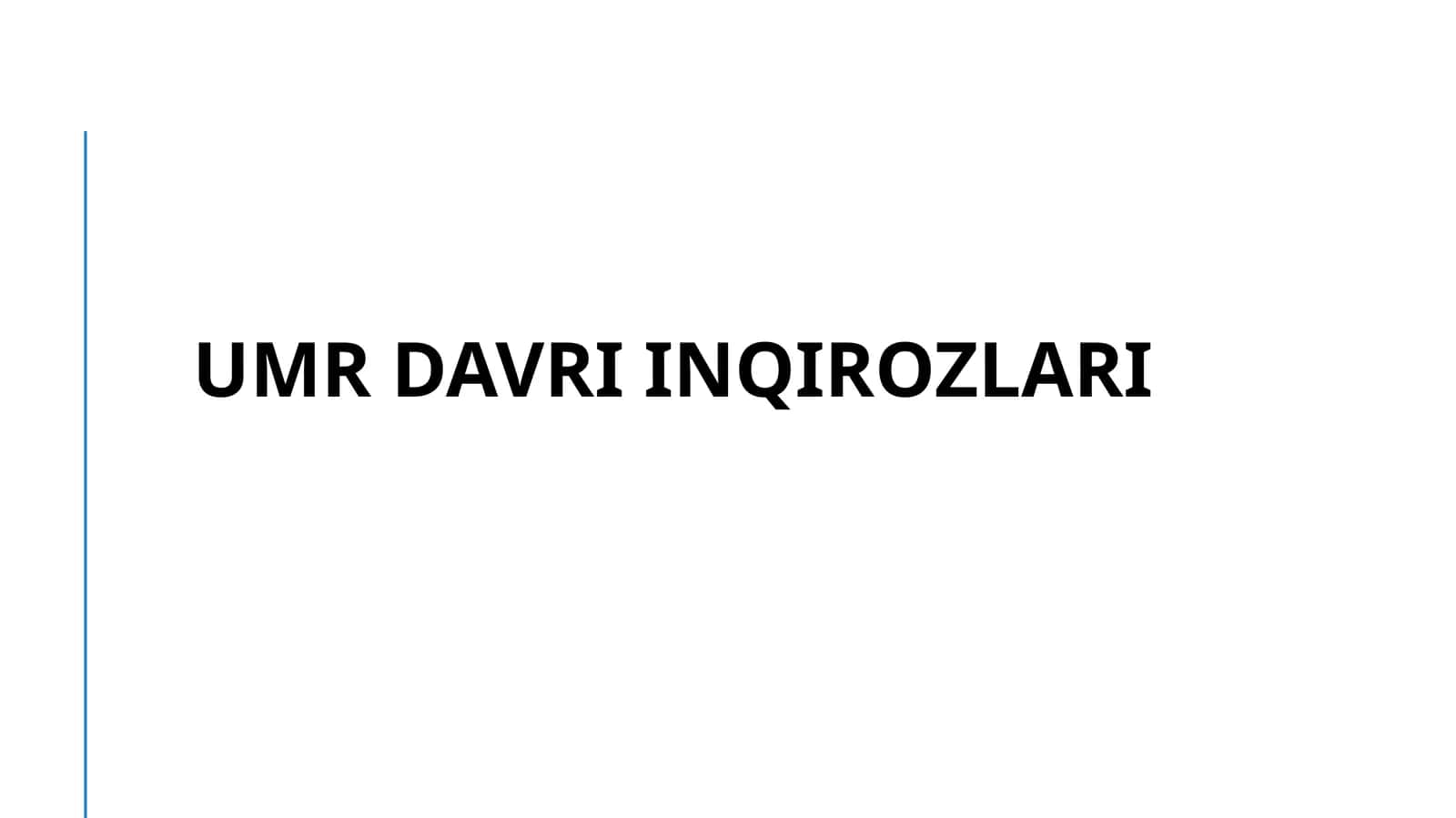 Umr davri inqirozlari