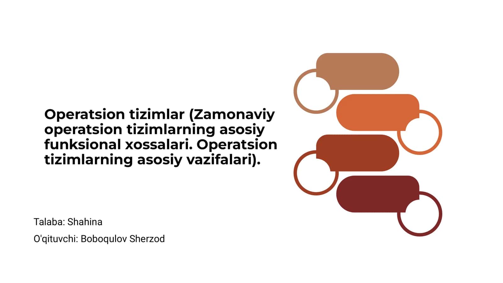 Operatsion tizimlar