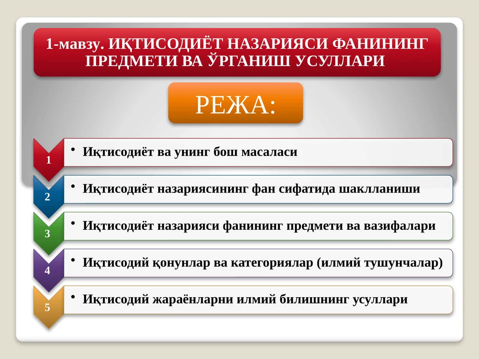 Иқтисодиёт