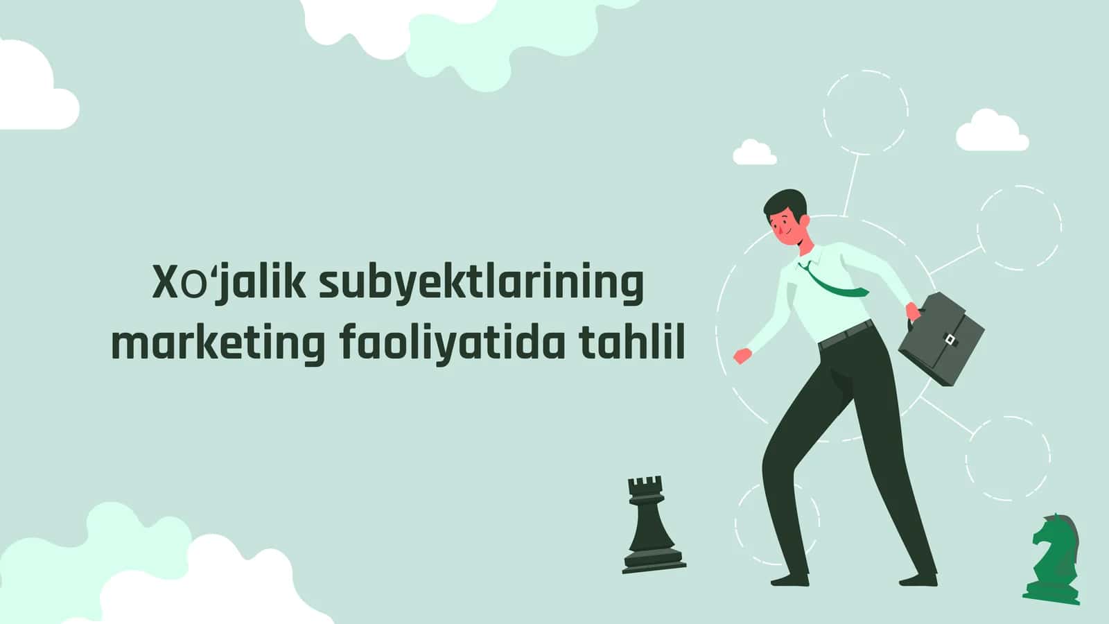 Marketing tahlilini o‘rganamiz