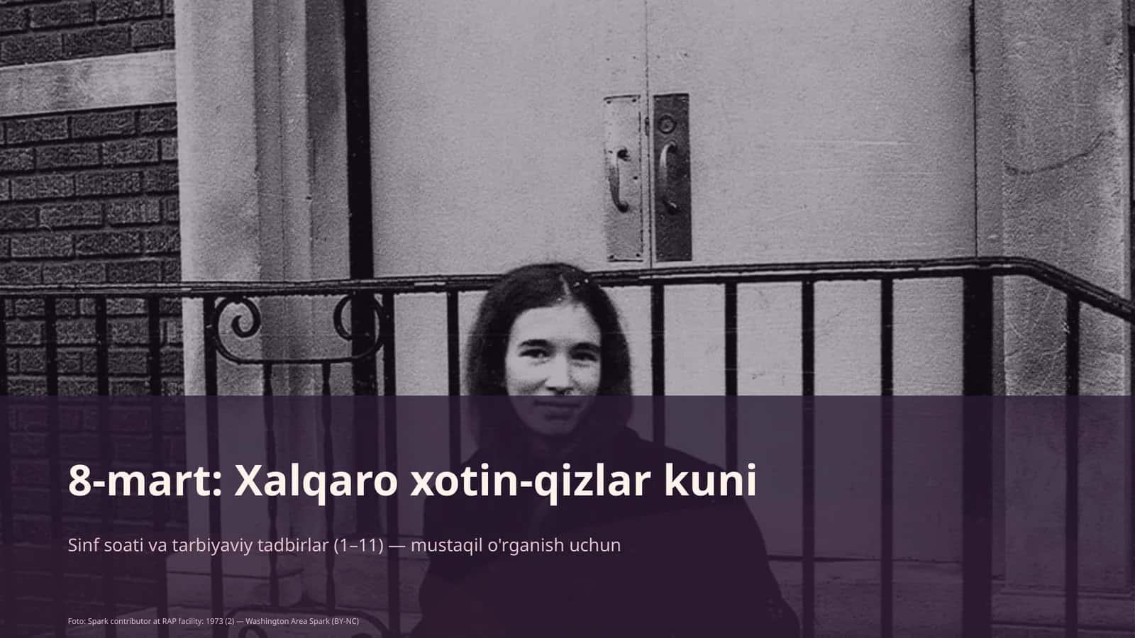 Xalqaro xotin-qizlar kuni