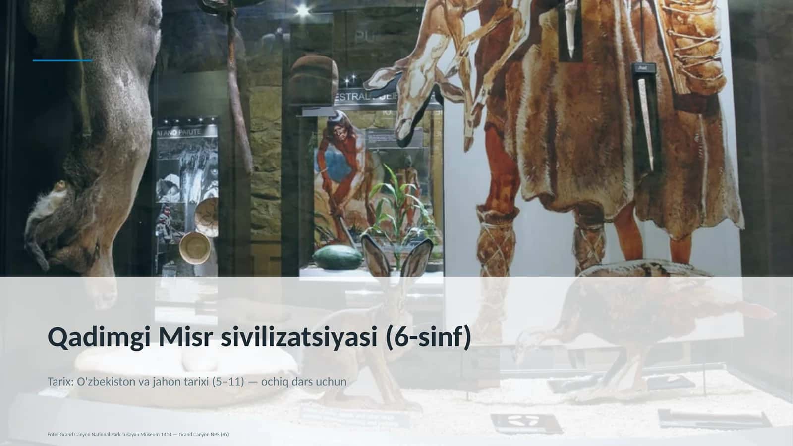 Qadimgi Misr sivilizatsiyasi (6-sinf)
