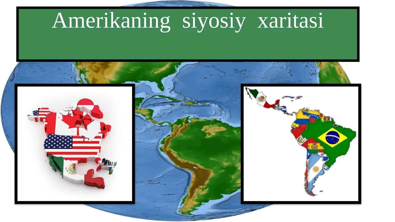 Amerikaningsiyosiy xaritasi