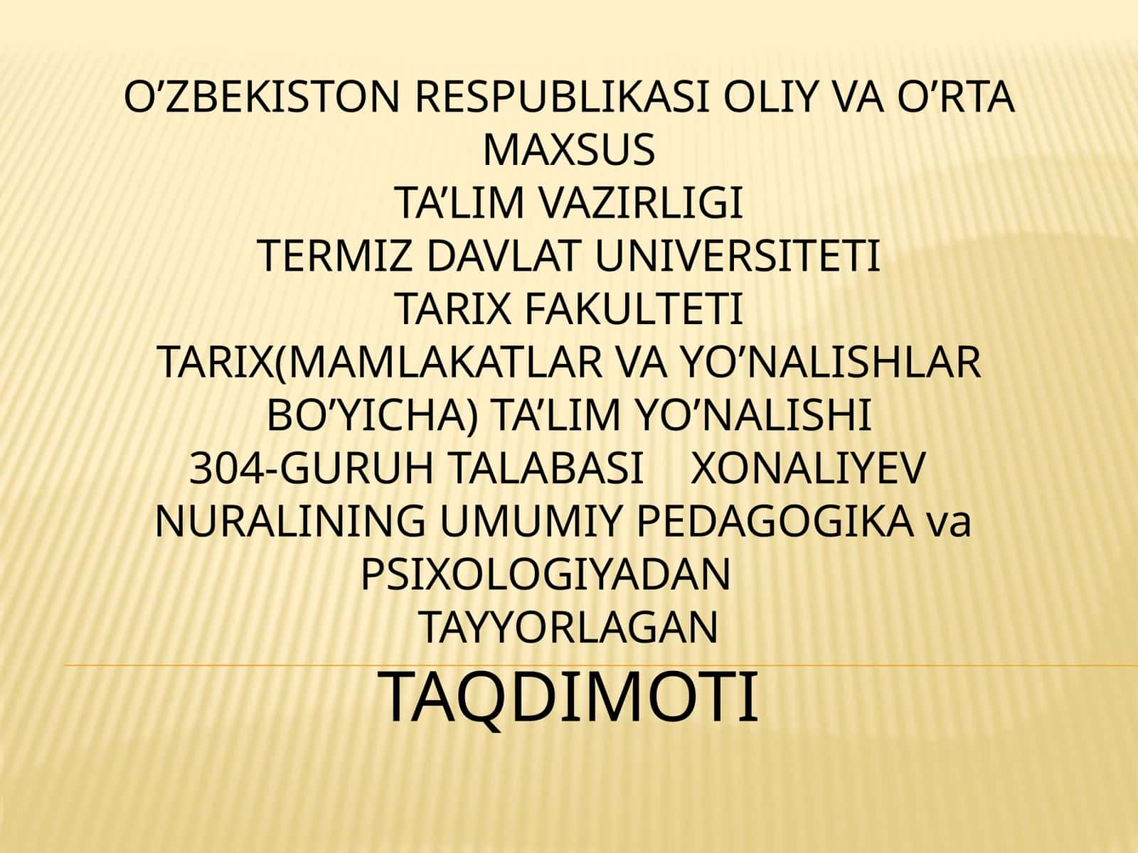 Pedagogik psixologiya fanining rivojlanish bosqichlari