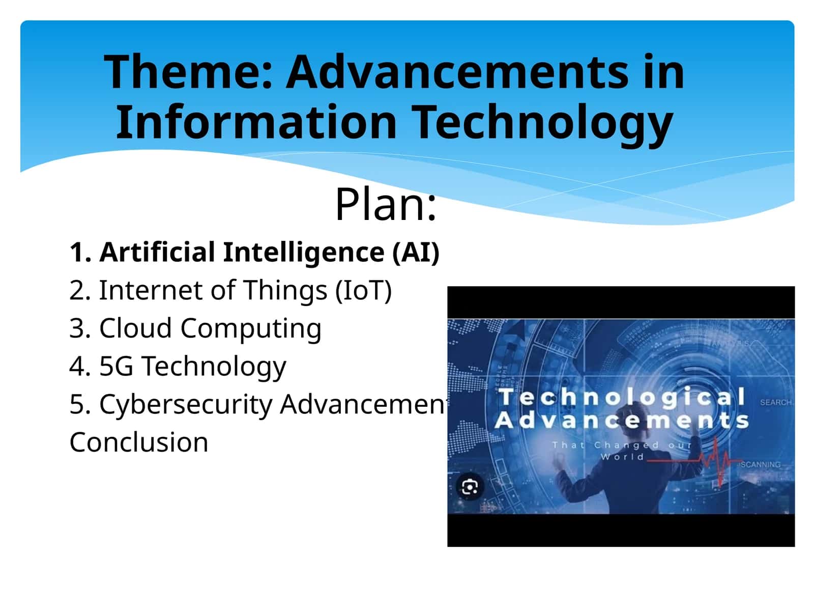 Advancements in Information Technology