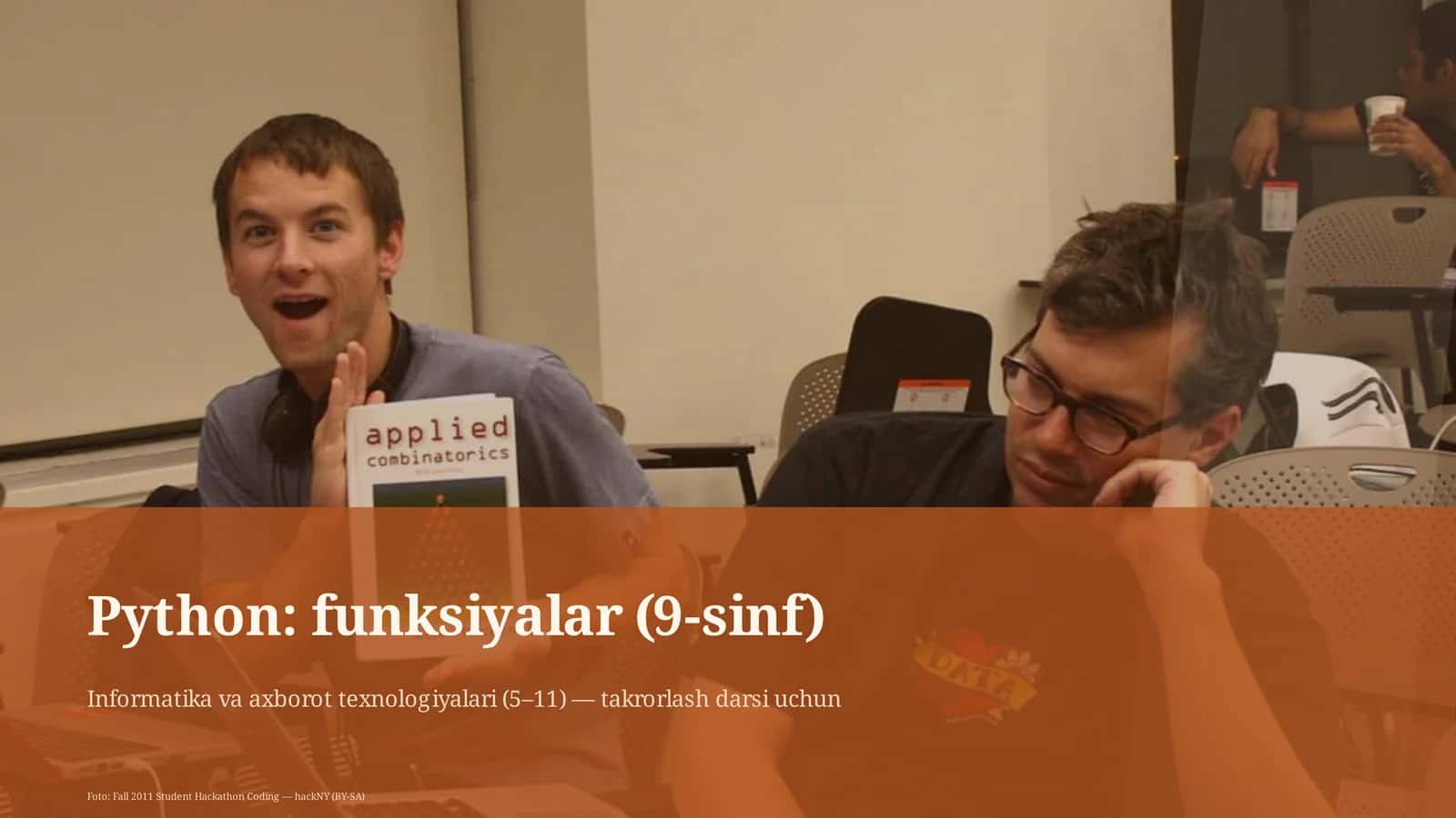 Python: funksiyalar (9-sinf)