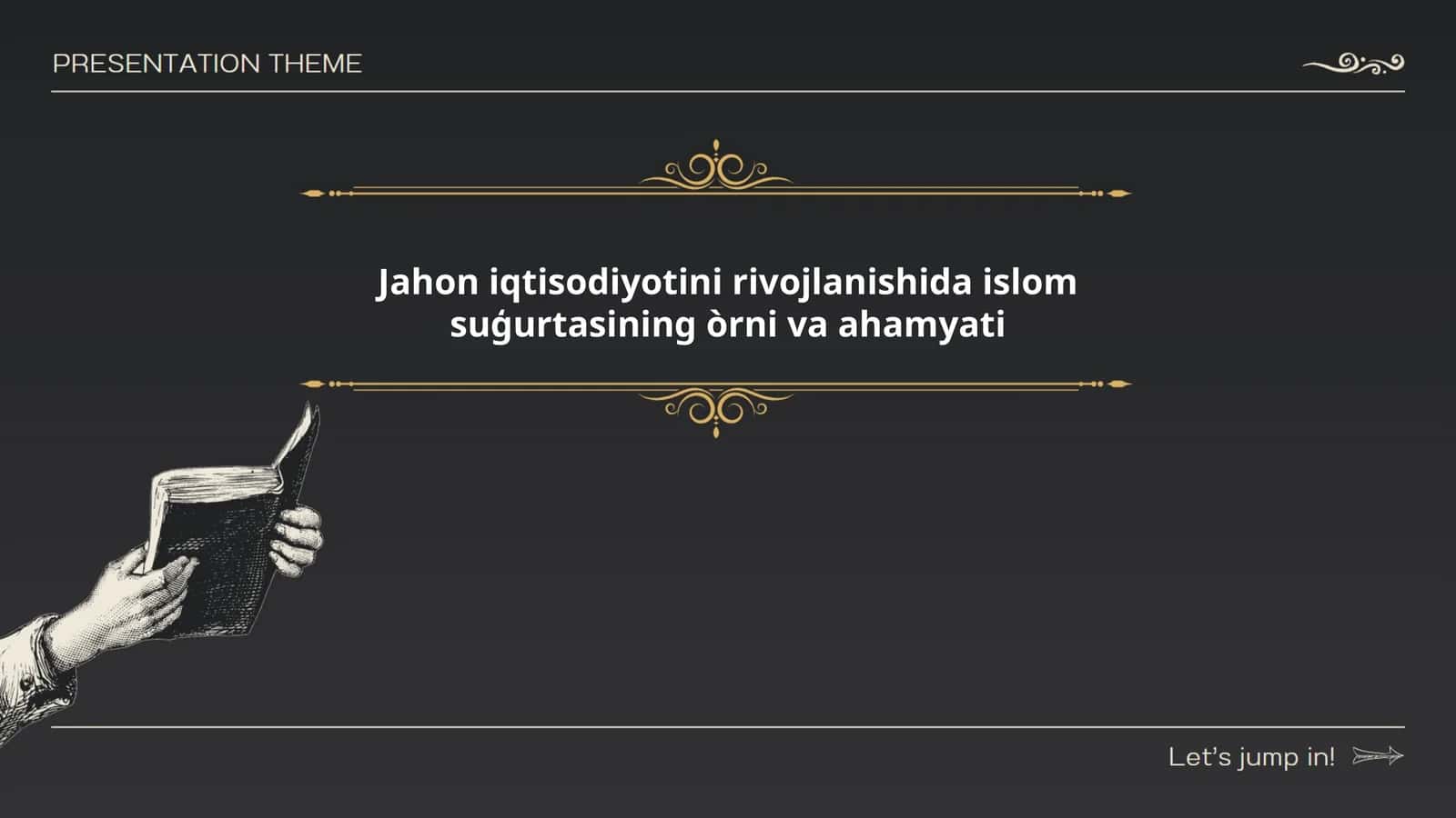 Islom sug'urtasining asosiy tamoyillari