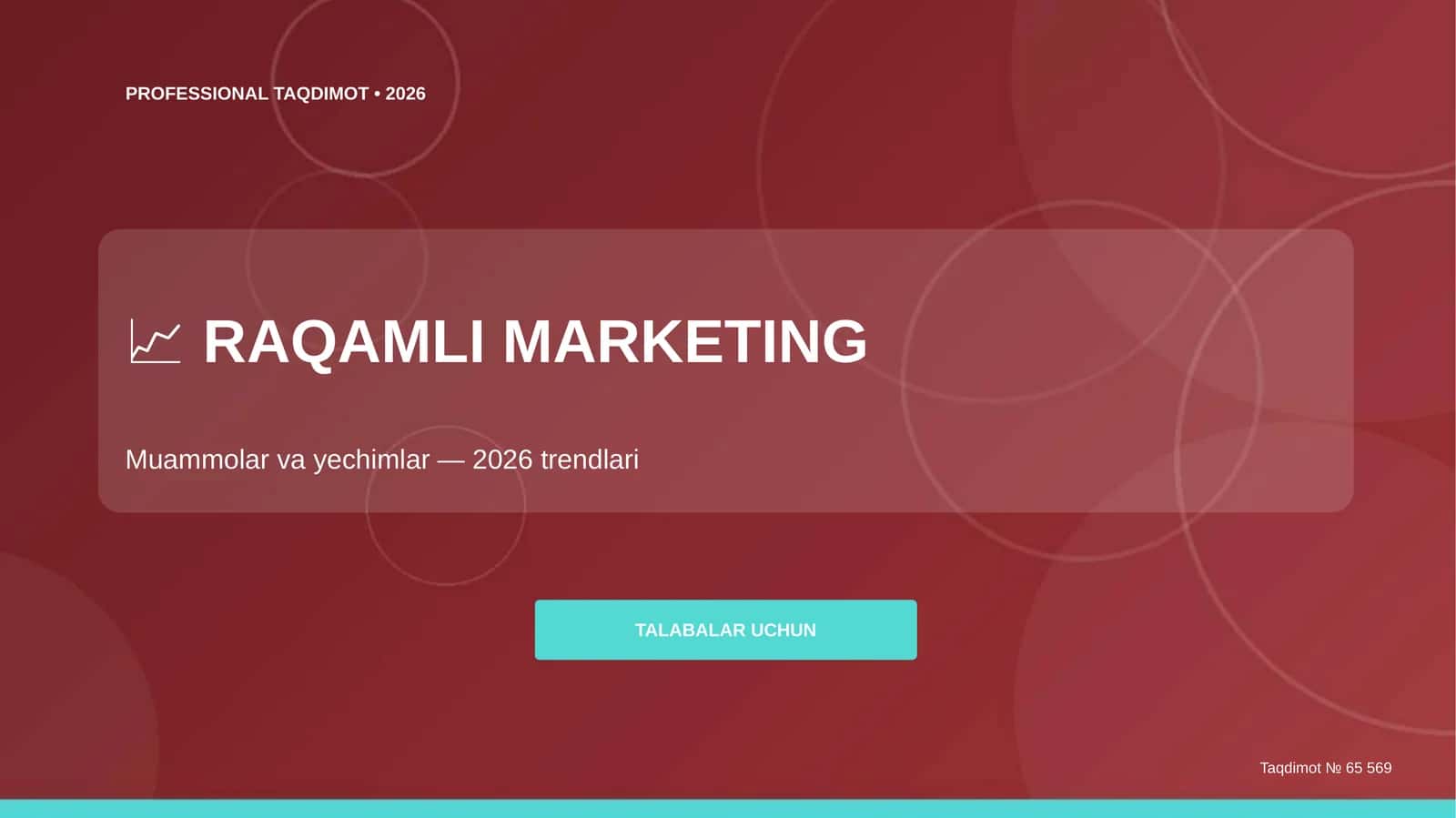Raqamli marketing: muammolar va yechimlar (2026 trendlari)