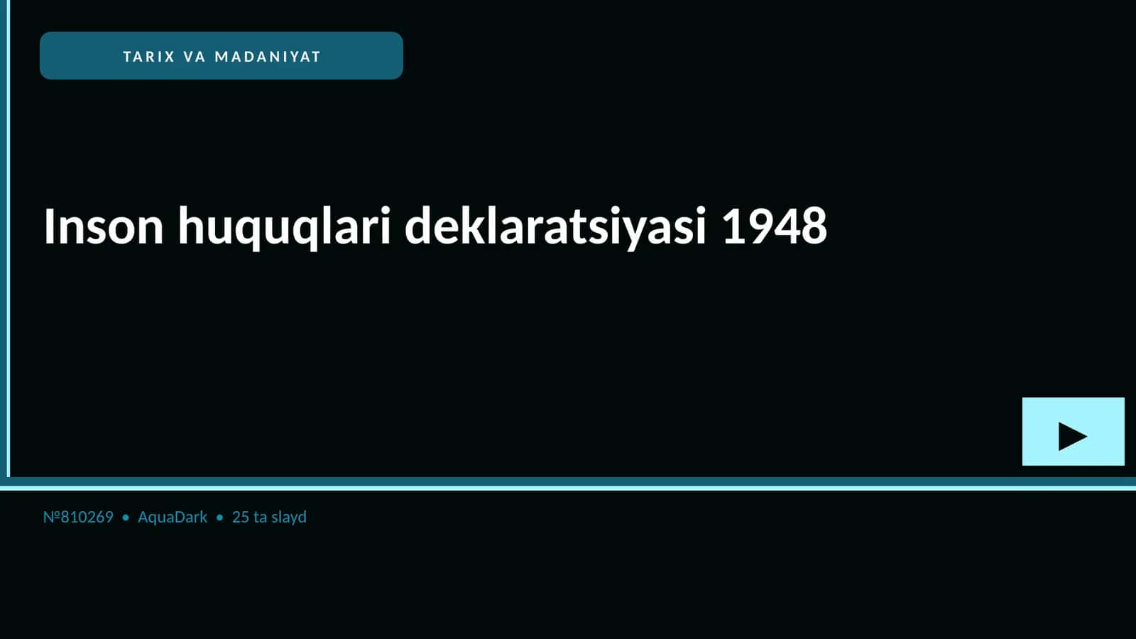 Inson huquqlari deklaratsiyasi 1948