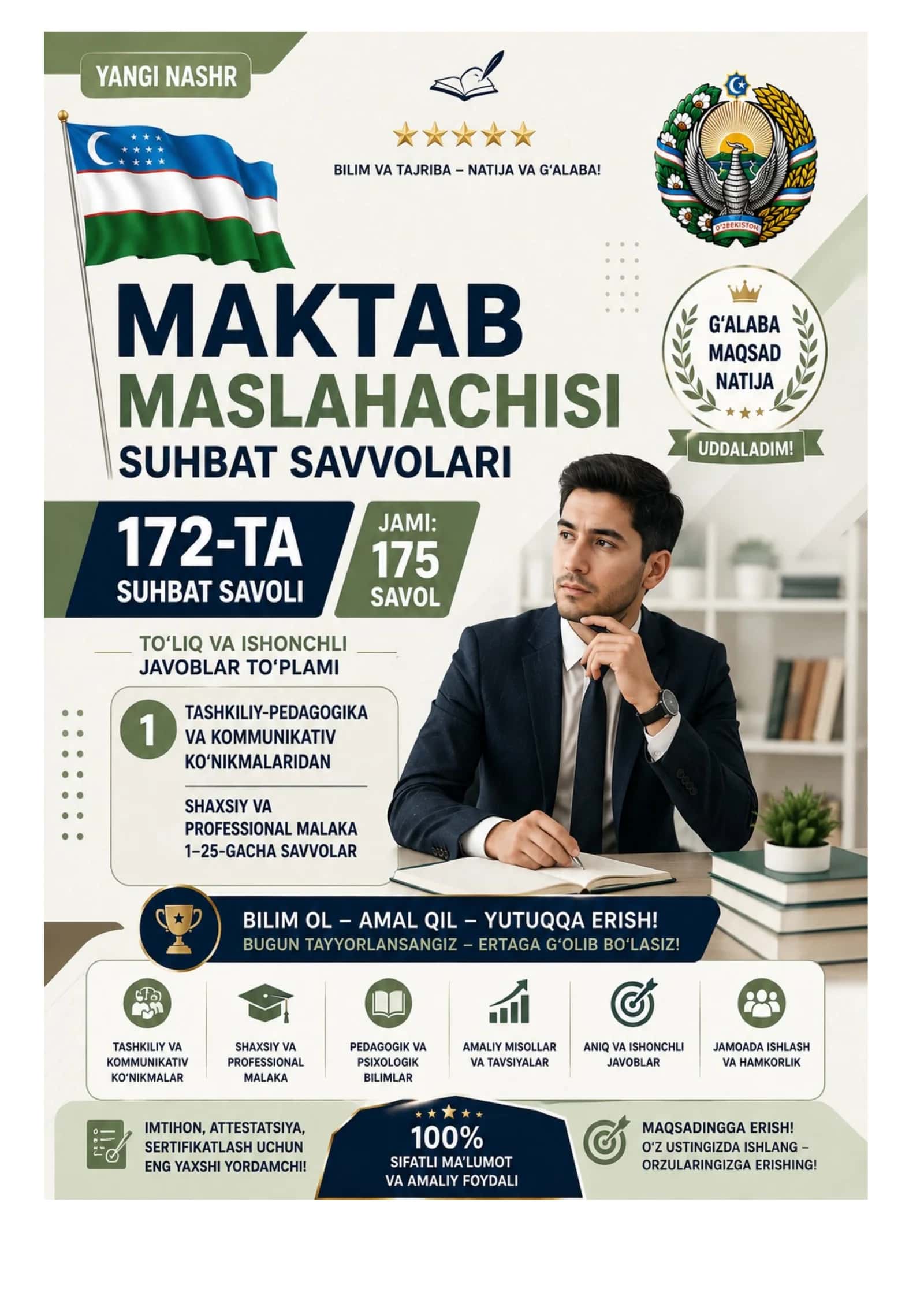 MAKTAB MASLAHACHISI SUHBAT SAVVOLARI