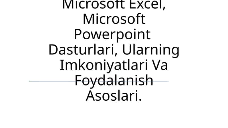 Microsoft Office Word