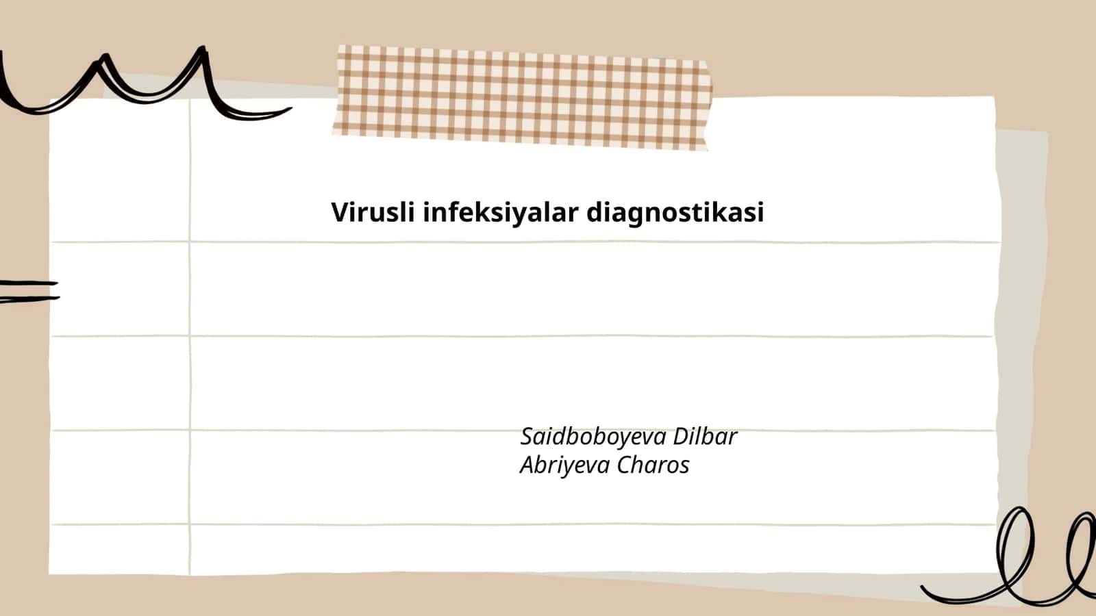 Virusli infeksiyalar diagnostikasi