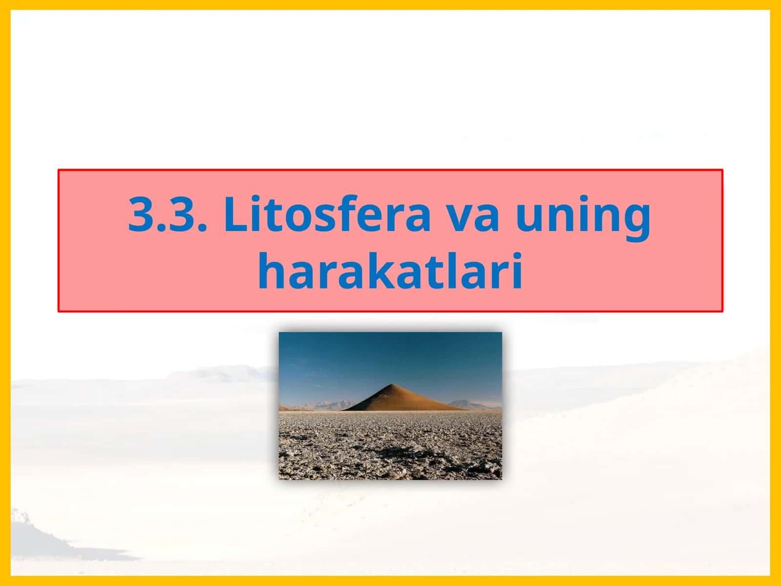 Litosfera.va jalda kattalashmasi