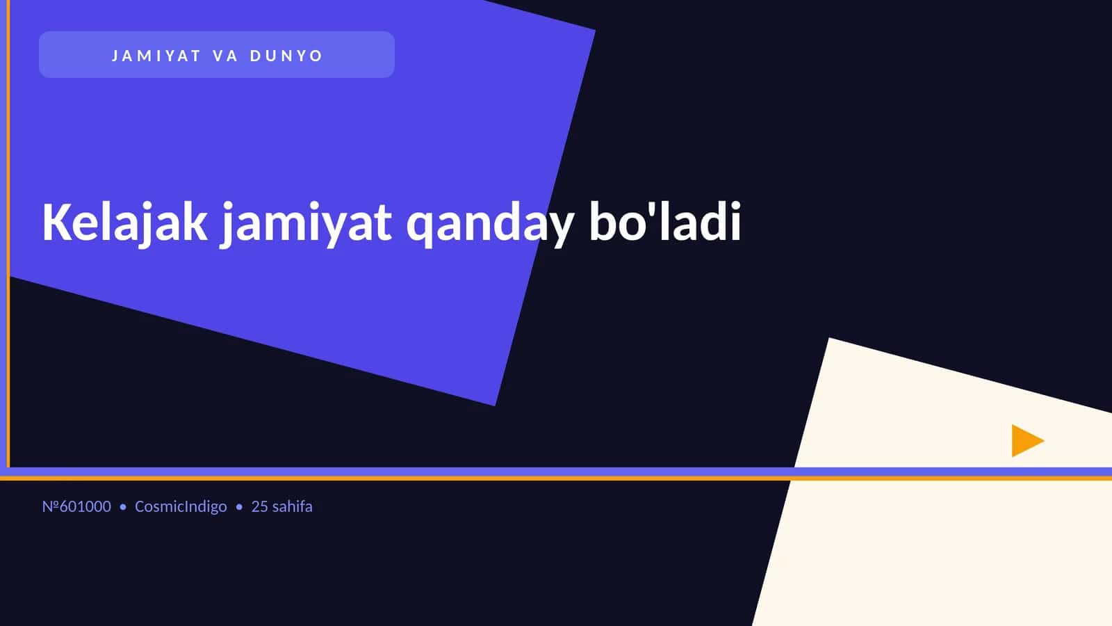 JAMIYAT VA DUNYO