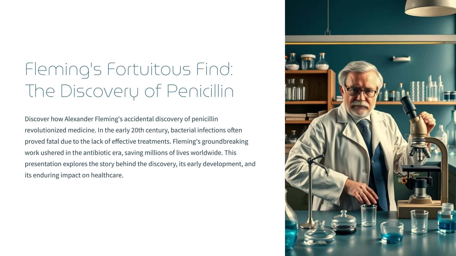 Fleming's Fortuitous Find: The Discovery of Penicillin