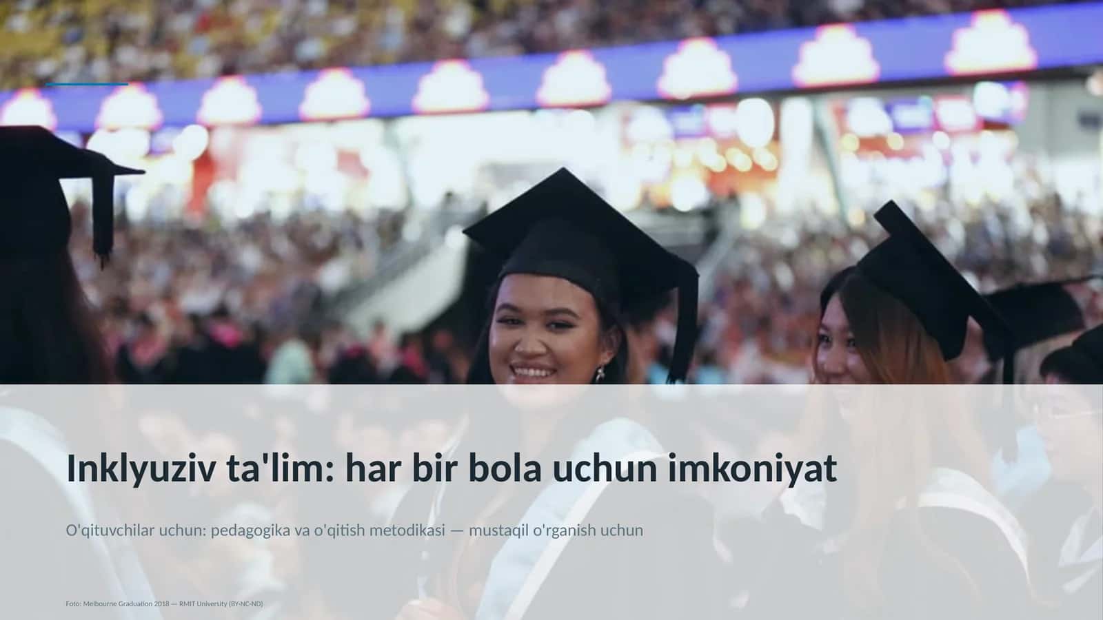 Inklyuziv ta'lim: har bir bola uchun imkoniyat