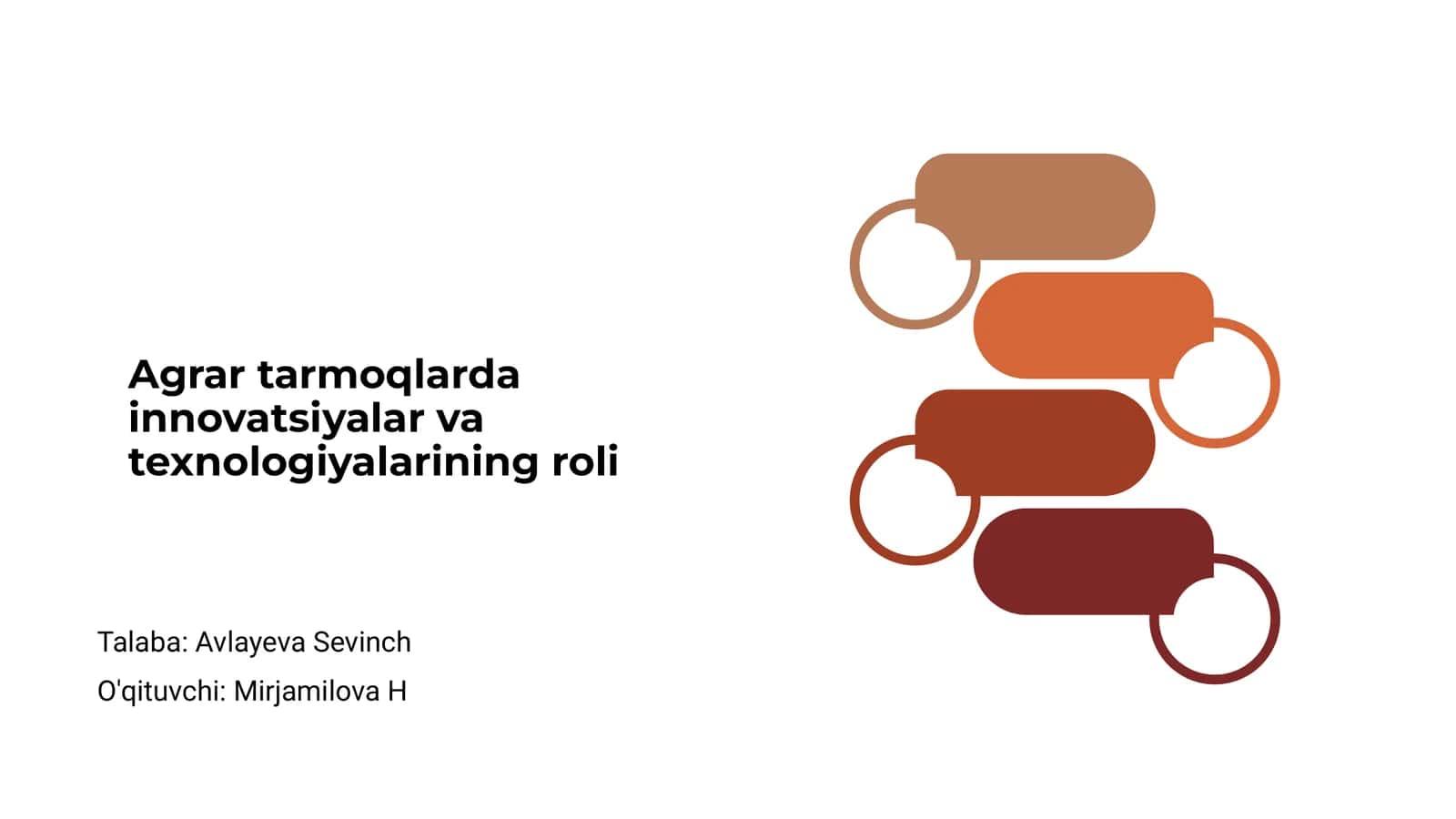 Agrar tarmoqlarda innovatsiyalar va texnologiyalarining roli