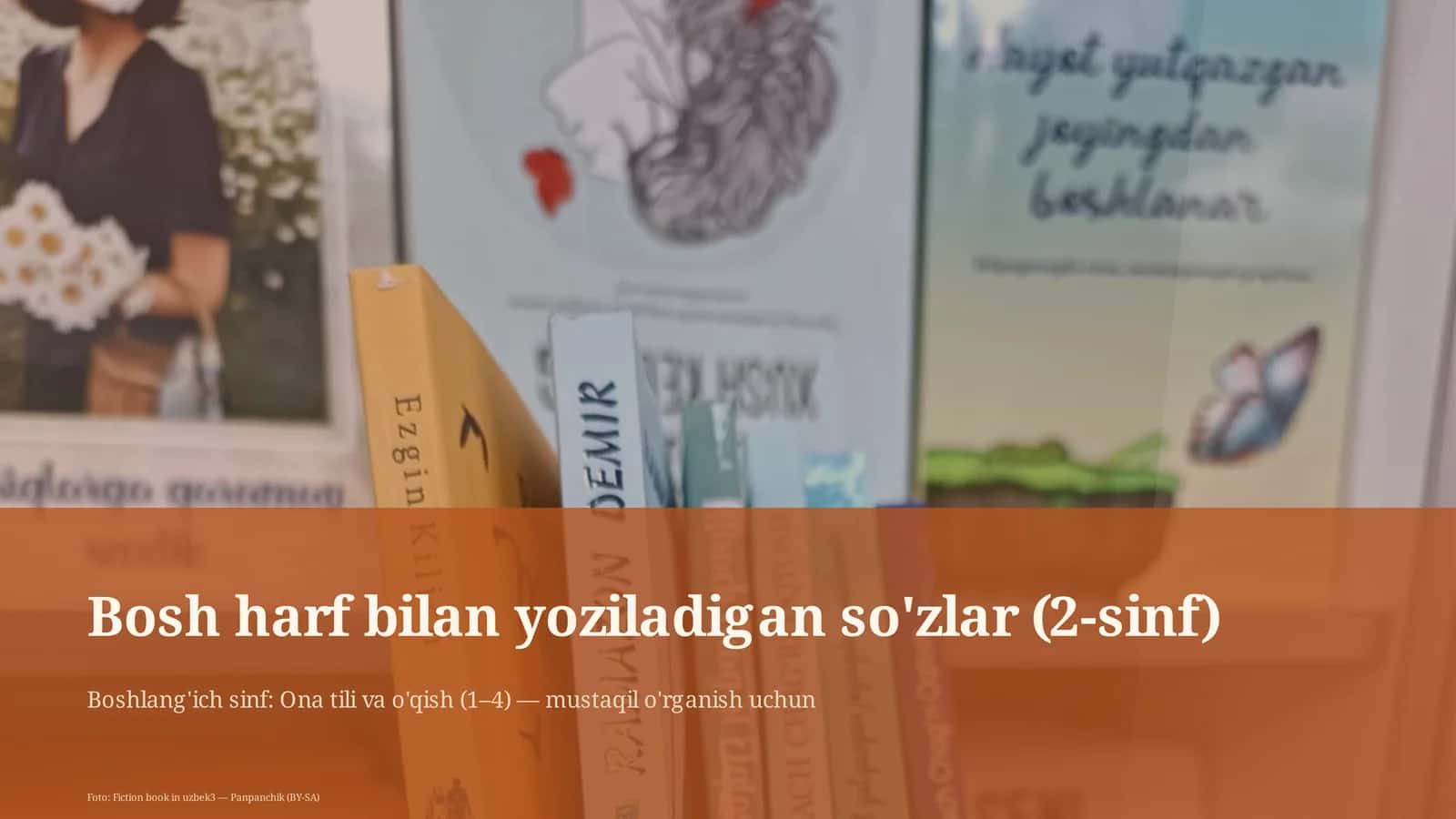 Bosh harf bilan yoziladigan so'zlar (2-sinf)