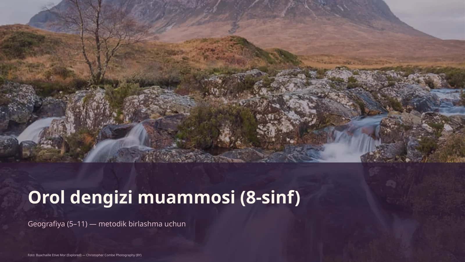 Orol dengizi muammosi (8-sinf)