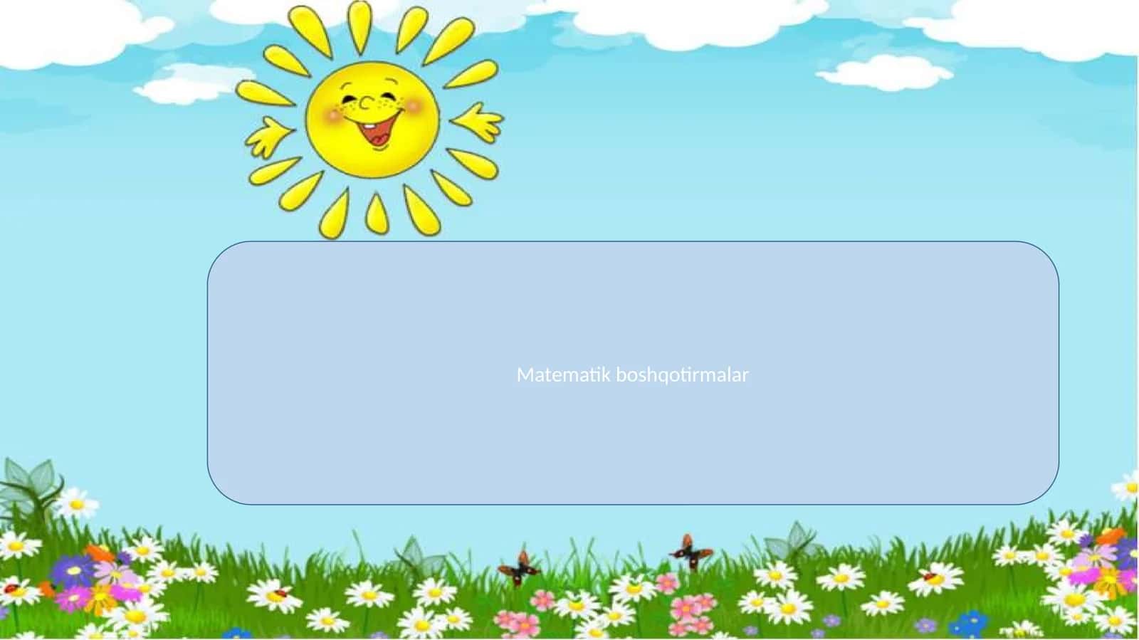 Matematik boshqotirmalar