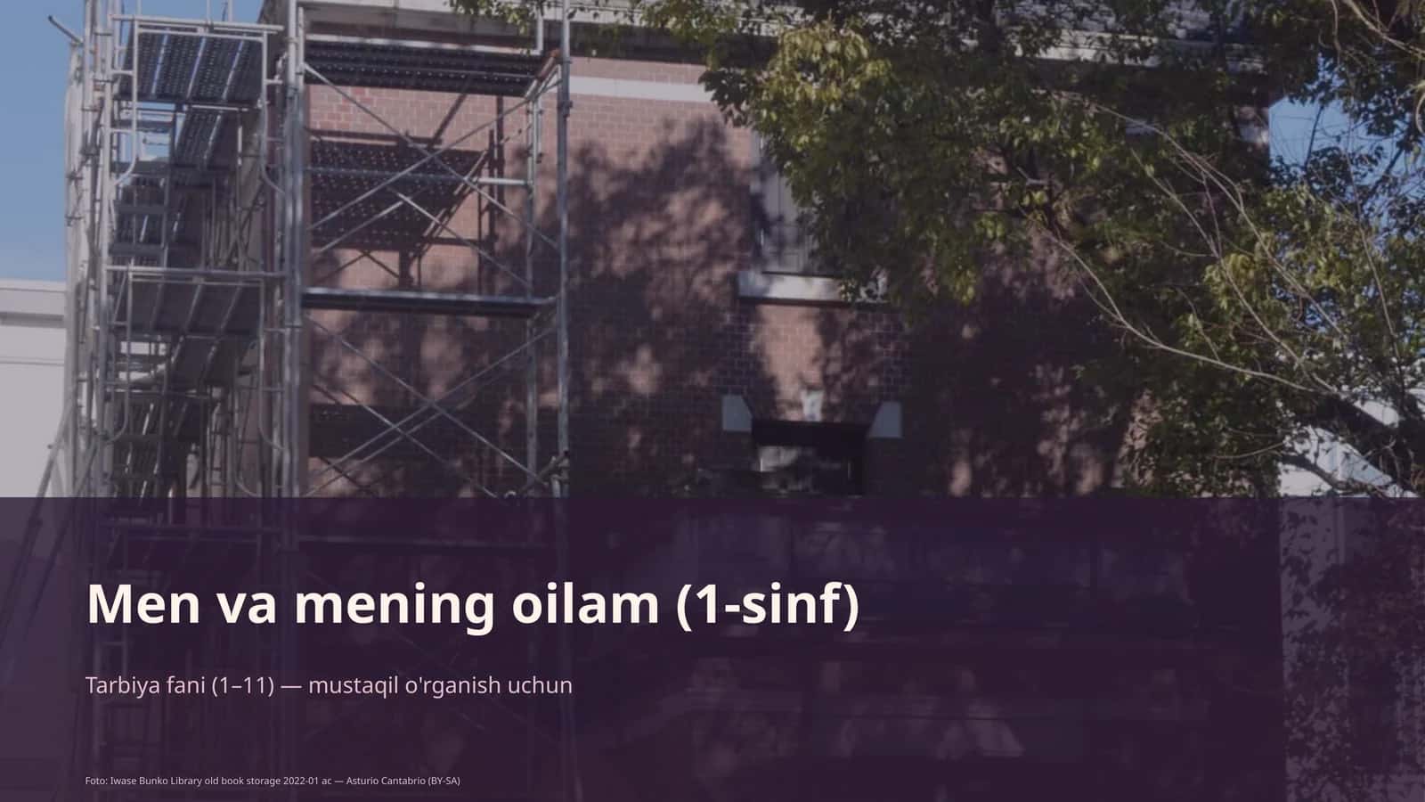 Men va mening oilam (1-sinf)