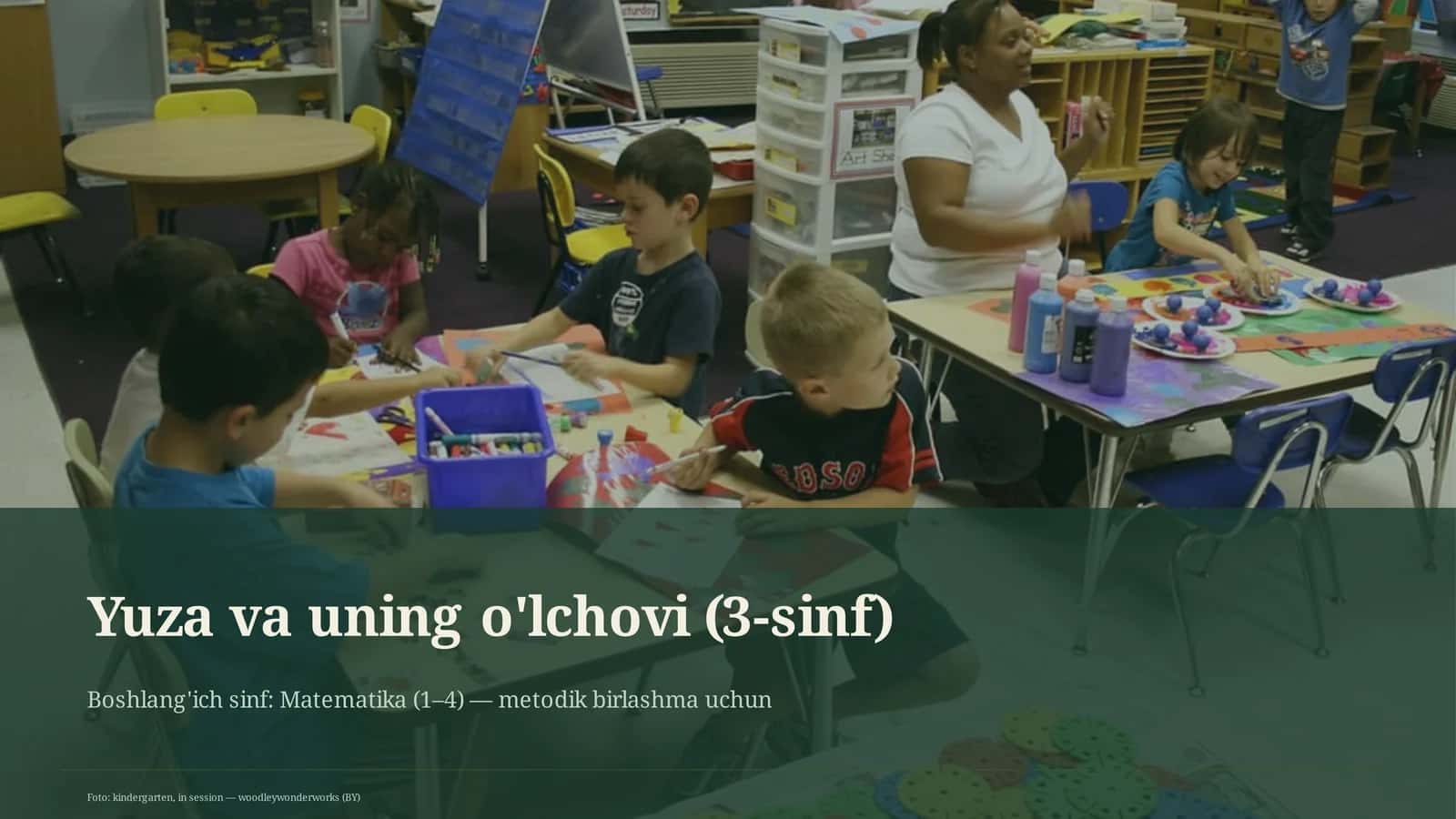 Yuza va uning o'lchovi (3-sinf)