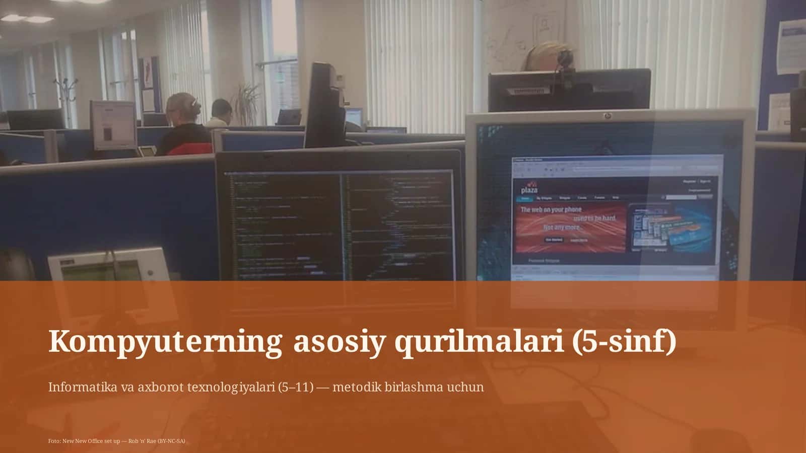 Kompyuterning asosiy qurilmalari (5-sinf)