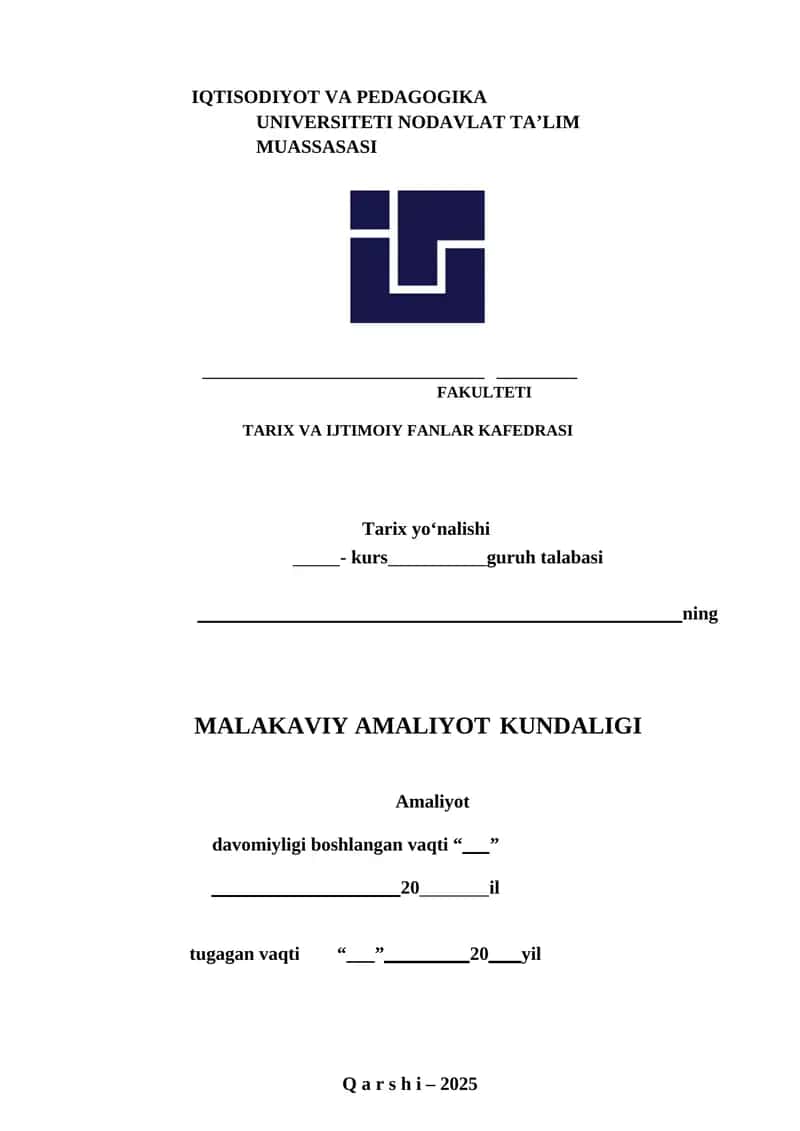 Kadrlar tayyorlash milliy dasturi