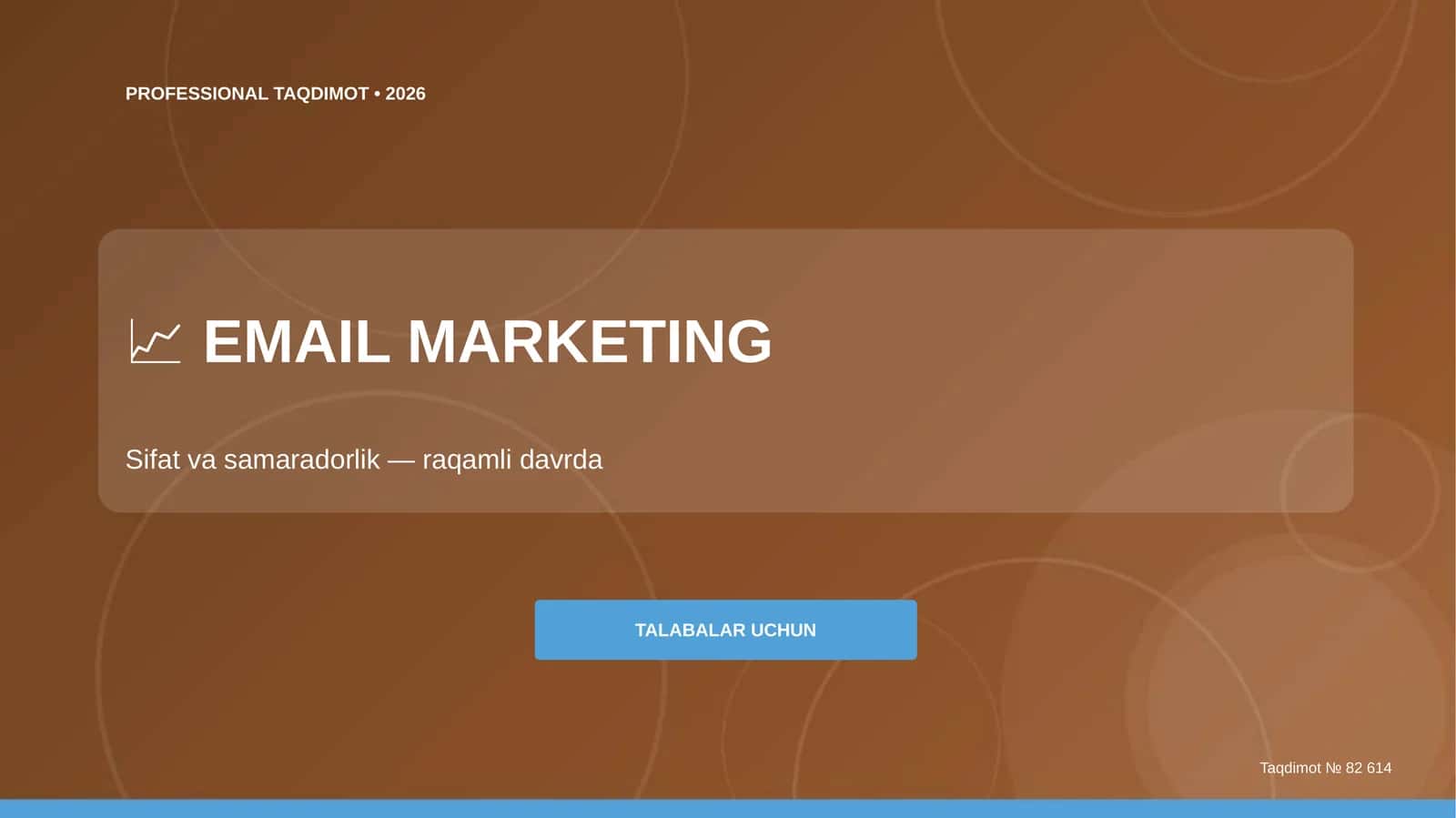 Email marketing: sifat va samaradorlik (raqamli davrda) [talabalar uchun]