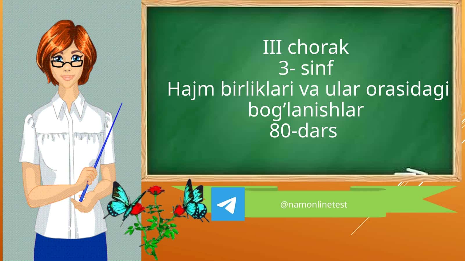 Hajm birliklari va ular orasidagi bog’lanishlar