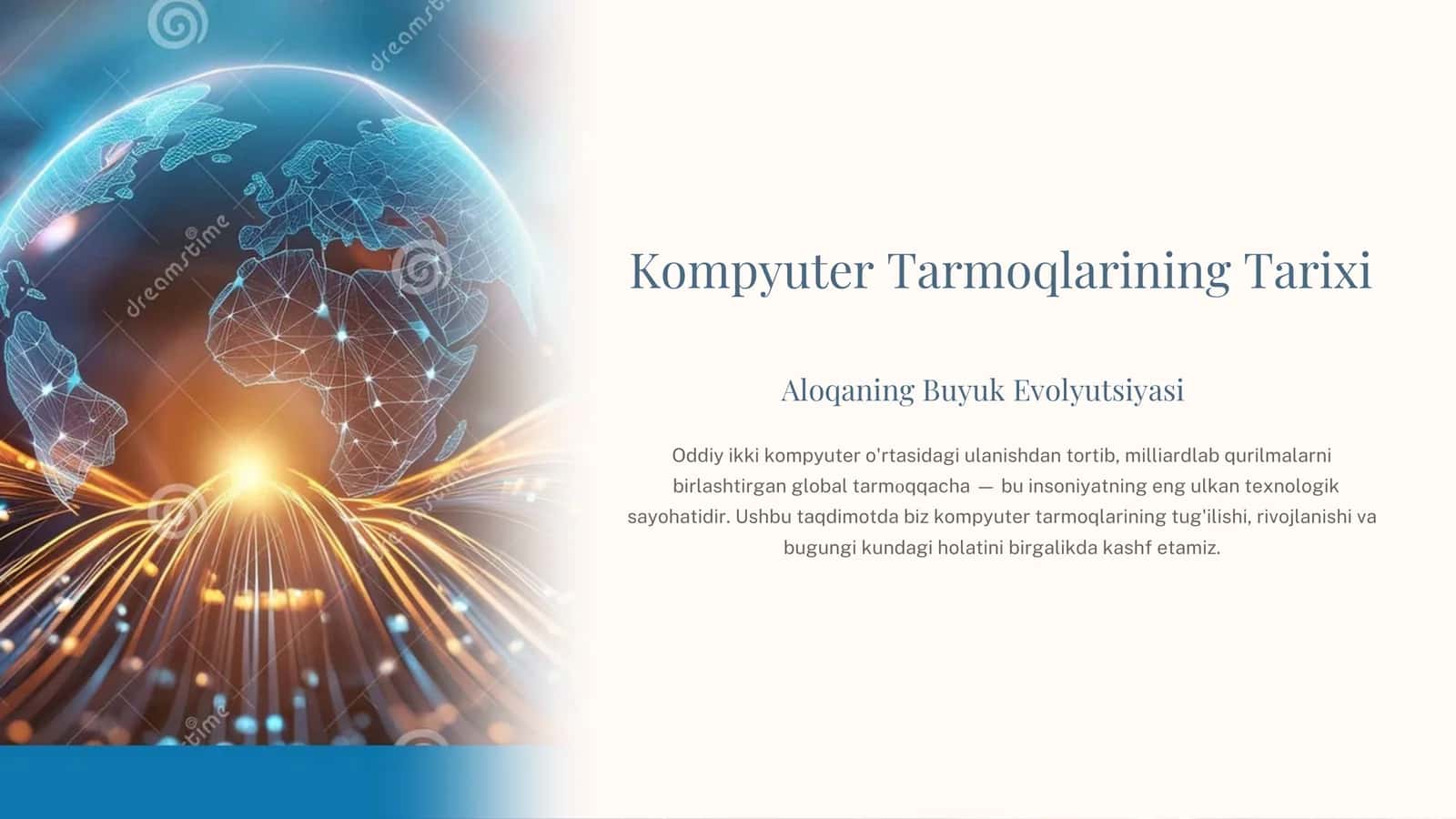 Kompyuter Tarmoqlarining Tarixi