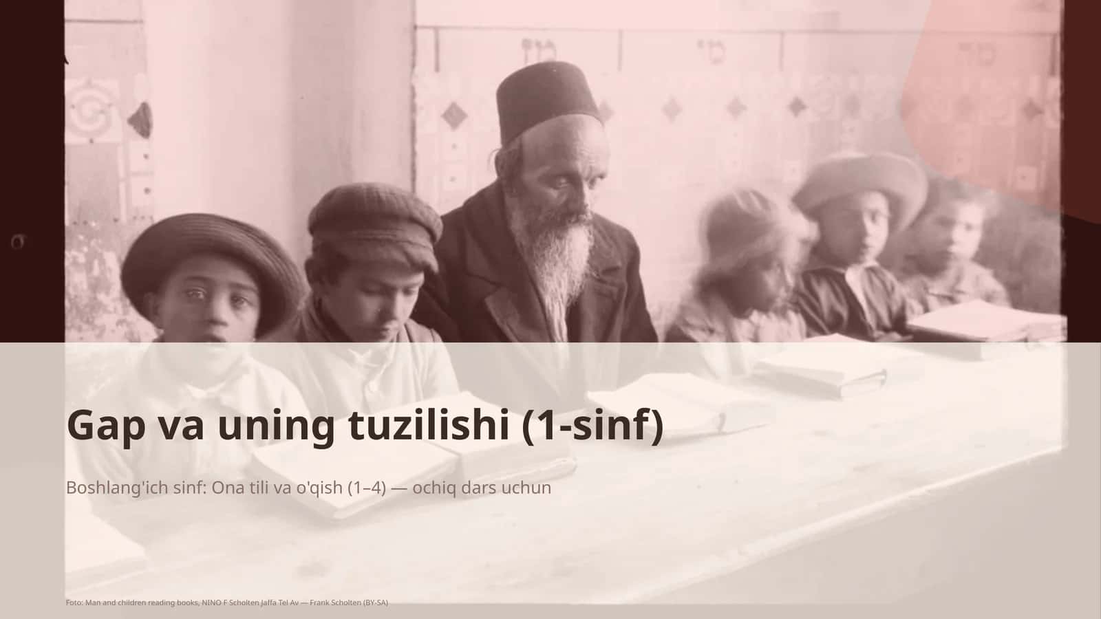 Gap va uning tuzilishi (1-sinf)