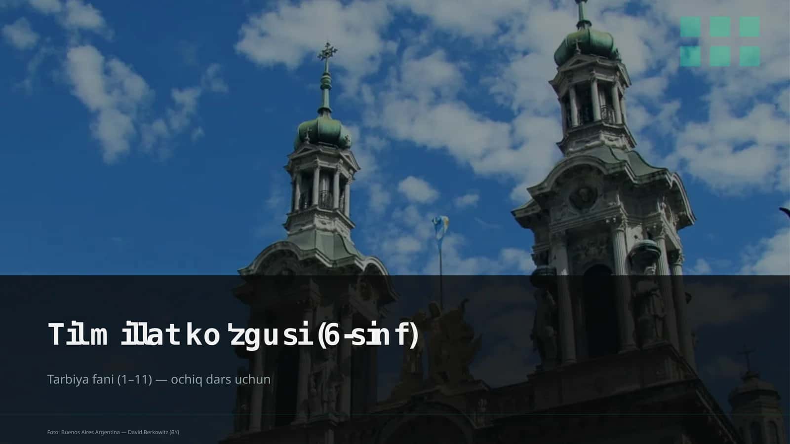Til millat ko'zgusi (6-sinf)
