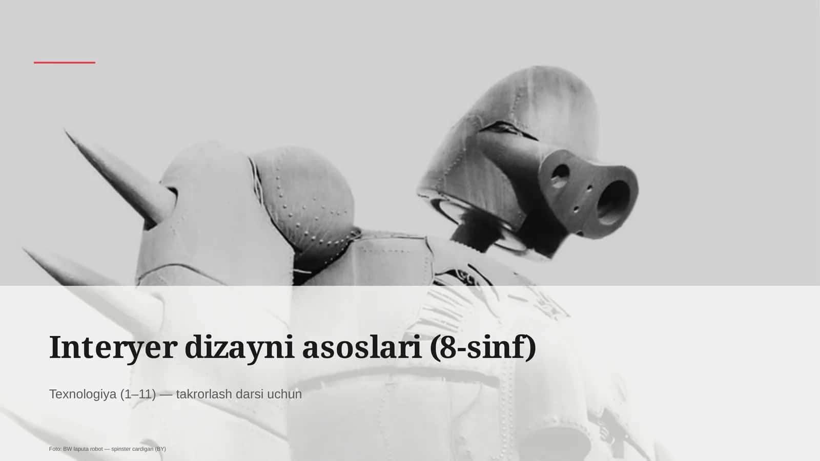 Interyer dizayni asoslari (8-sinf)