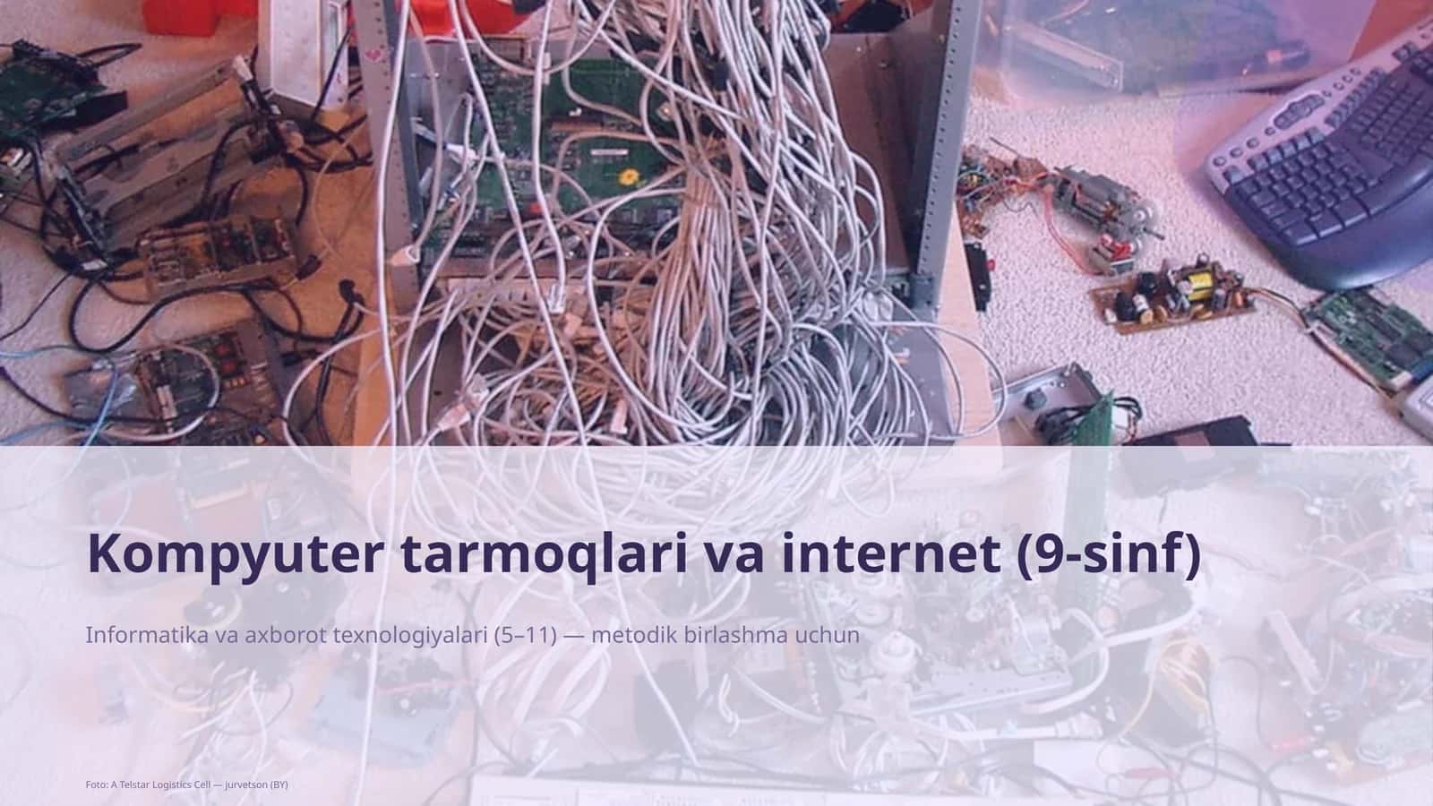 Kompyuter tarmoqlari va internet (9-sinf)