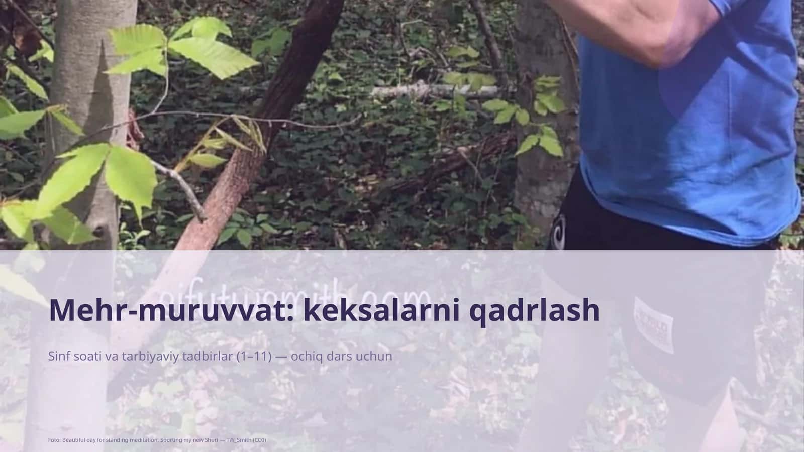 Mehr-muruvvat: keksalarni qadrlash