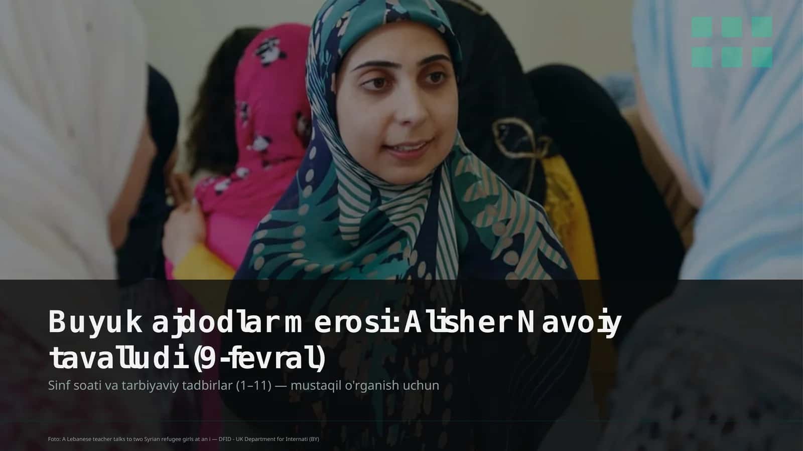 Buyuk ajdodlar merosi: Alisher Navoiy tavalludi (9-fevral)