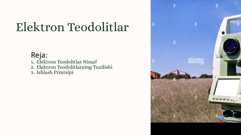 Elektron Teodolitlar