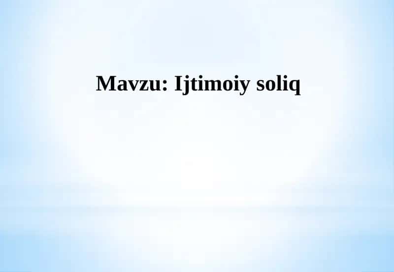 Ijtimoiysoliq