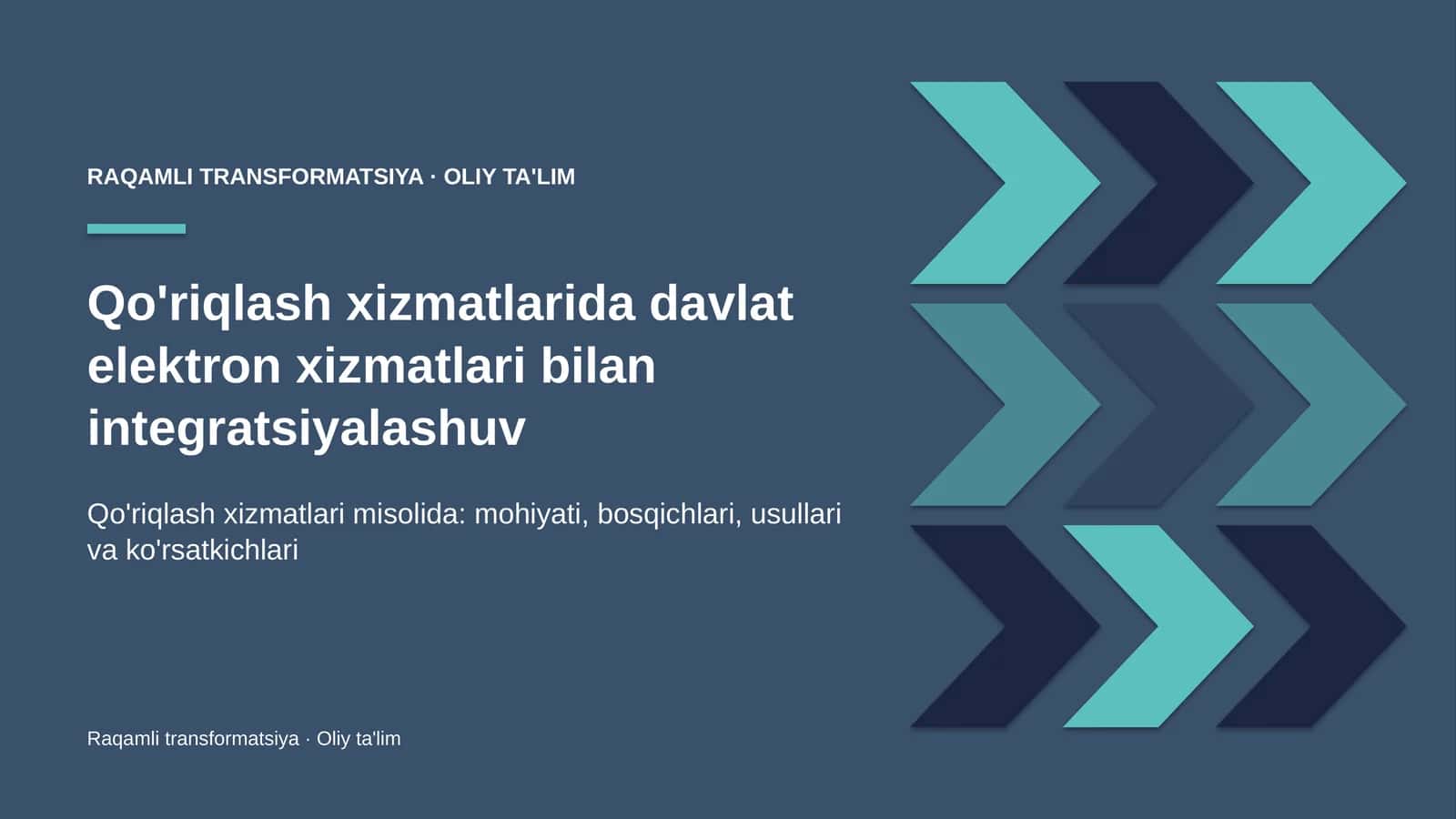 qo'riqlash xizmatlarida davlat elektron xizmatlari bilan integratsiyalashuv 8319