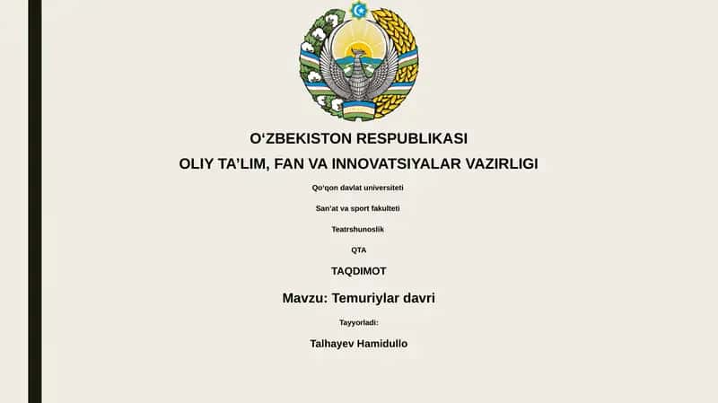 Temuriylar davri