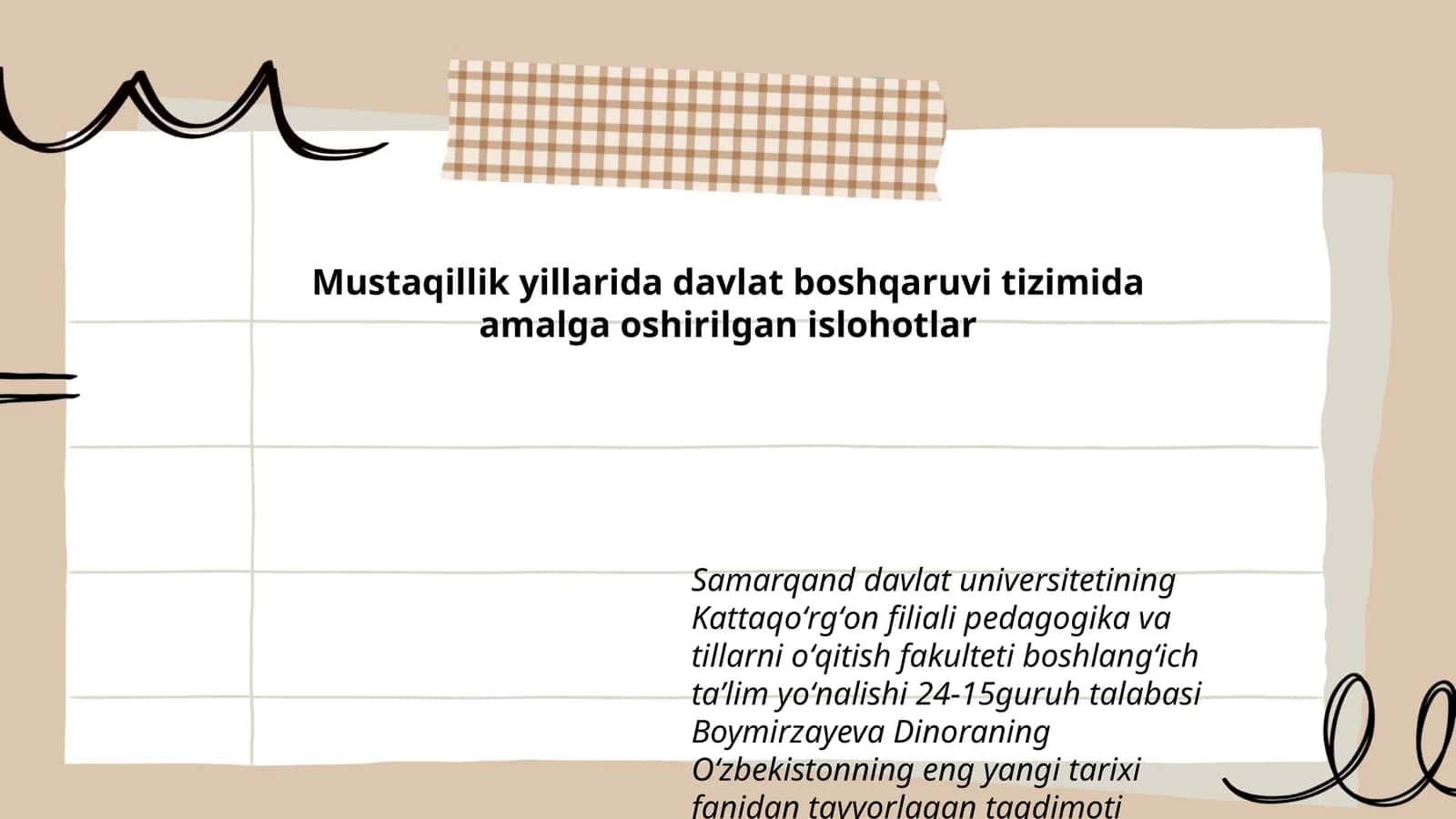 Oʻzbekistonning eng yangi tarixi