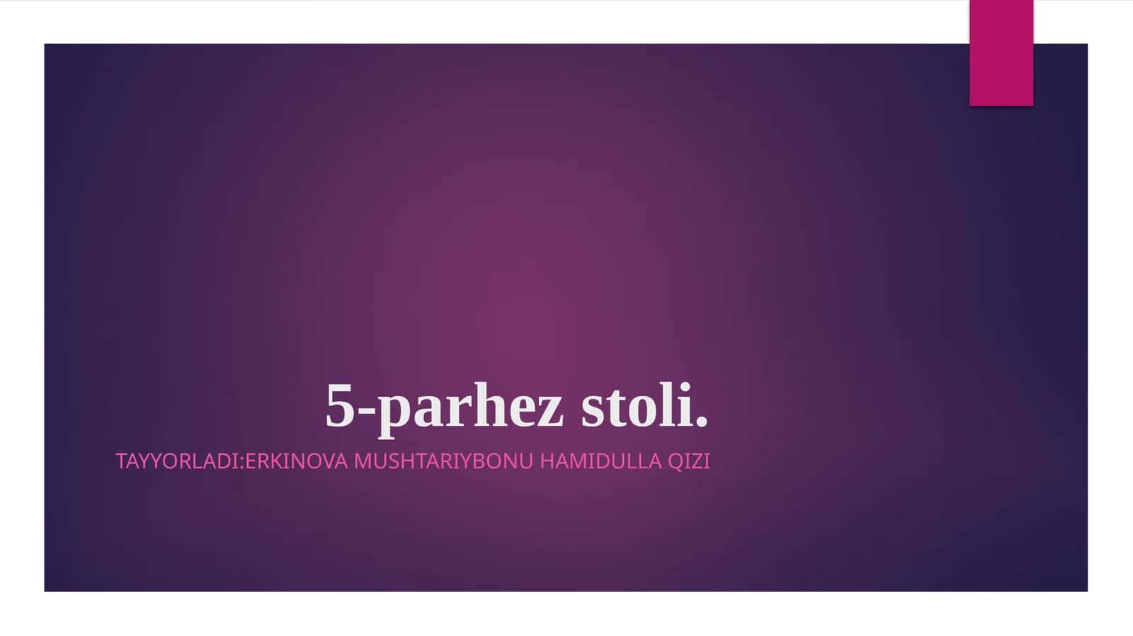 5-parhezstoli
