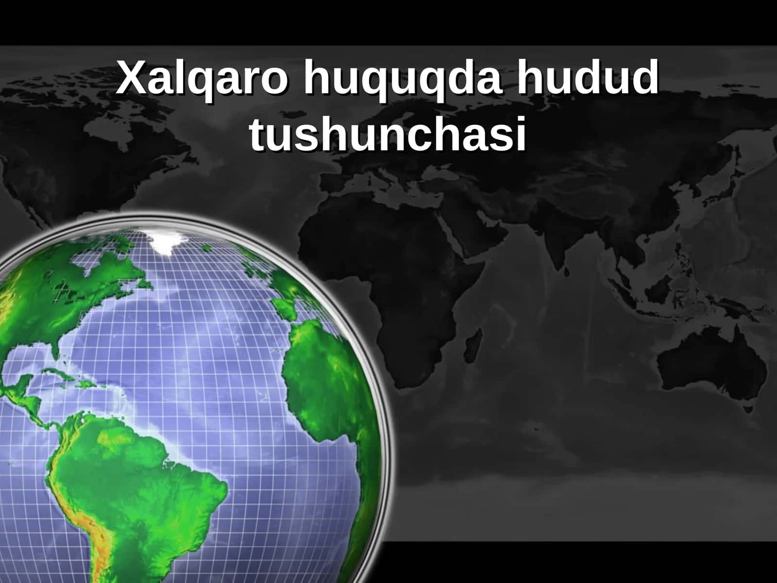 Xalqaro huquqda hudud tushunchasi