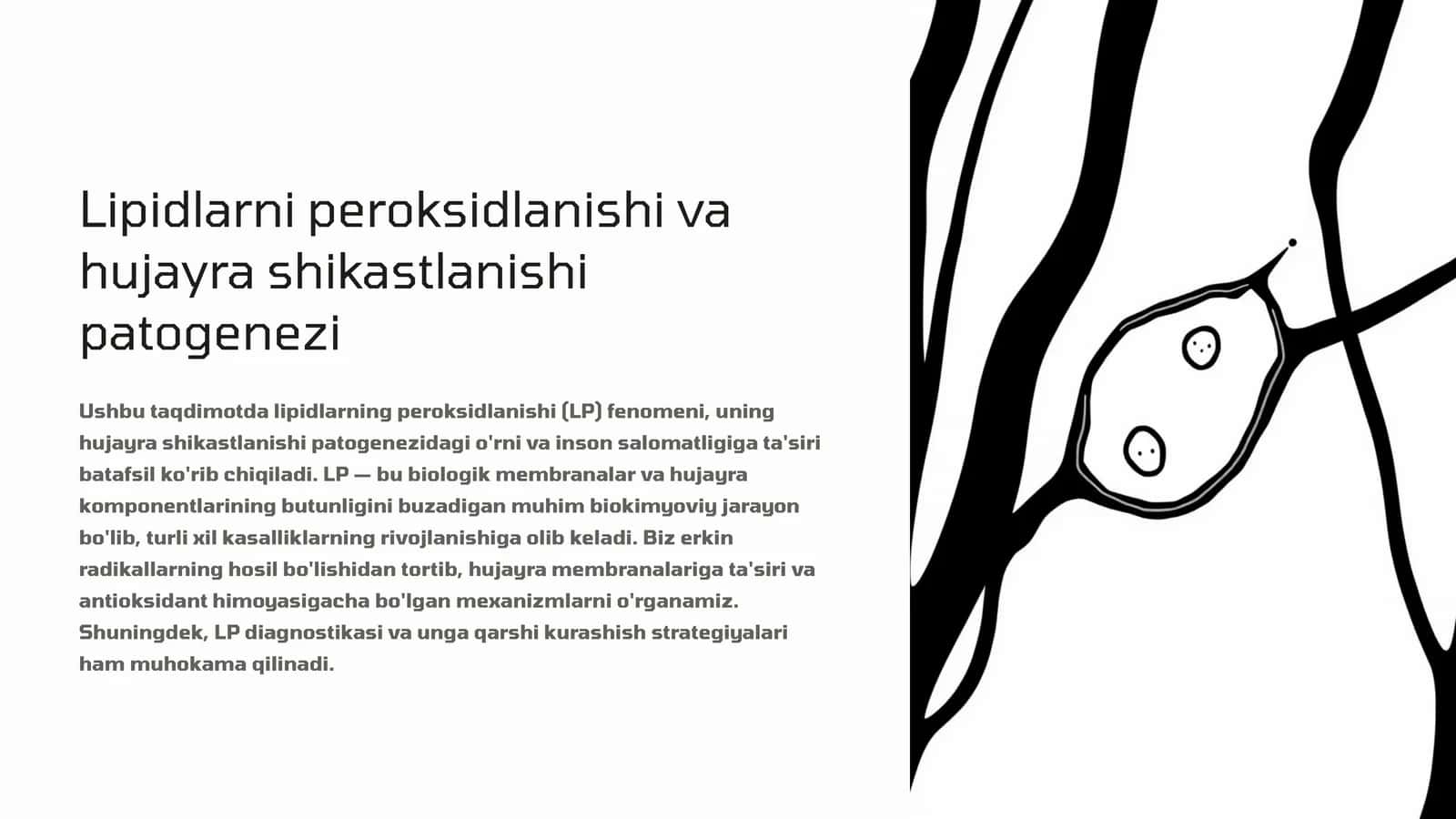 Lipidlarni peroksidlanishi va hujayra shikastlanishi patogenezi