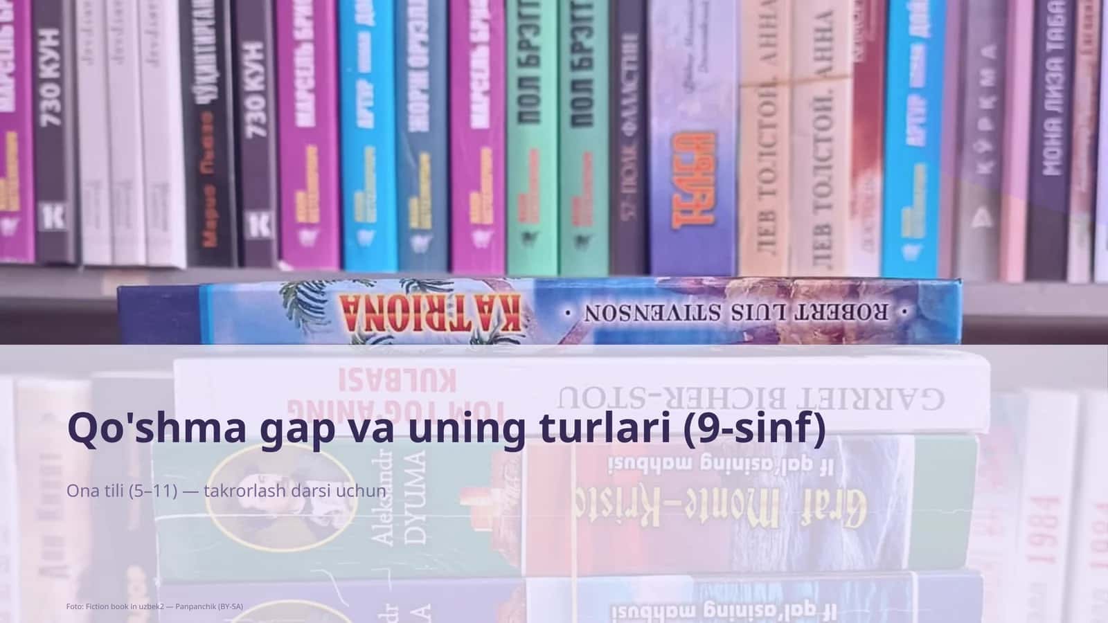 Qo'shma gap va uning turlari (9-sinf)