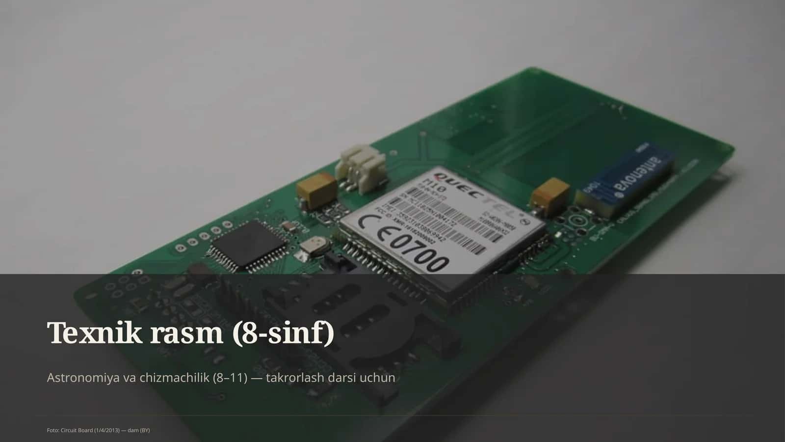 Texnik rasm (8-sinf)